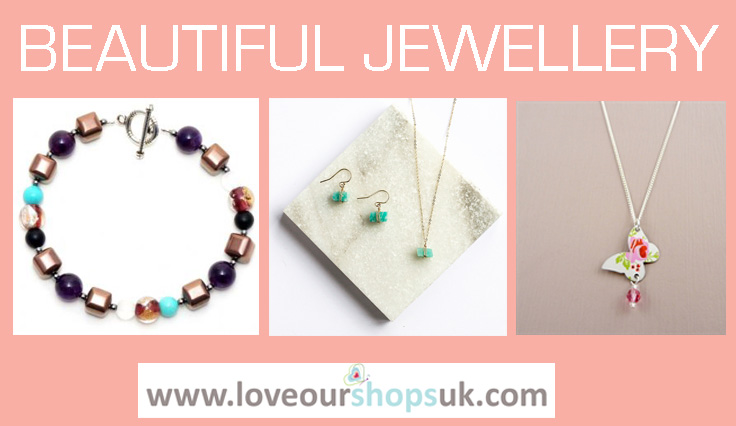 Beautiful jewellery from independent online shops. Shopping inspiration. Love Our Shops UK