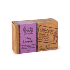 Little Soap Company Organic Pure Lavender Soap Bar 110g