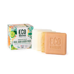 Eco Warrior Sensitive Facial Bar 100g Eco Warrior Mini Cube Gift Pack – 4 x 30g