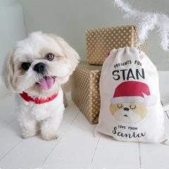 Dog and Pet ID Tag Personalised Santa Sack for Pets – Personalised