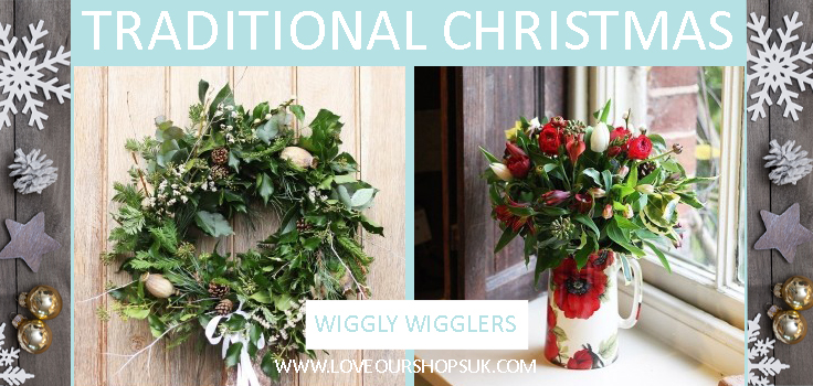 WIGGLY WIGGLERS WREATH. Planning the perfect christmas at www.loveourshopsuk.com