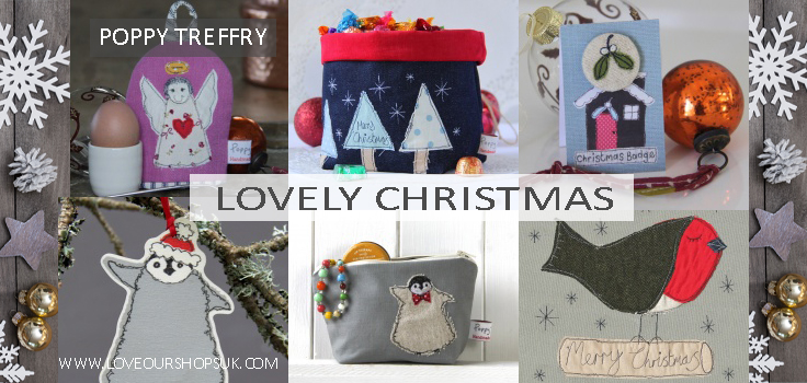 Poppy Treffry Christmas products. Independent shops online. Shops Independent this Christmas. www.loveourshopsuk.com