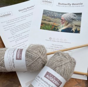 Isle of Auskerry beanie kit. Knitting supplies and knitting kits online. Sharing independent shops online at Love Our Shops UK shopping directory.