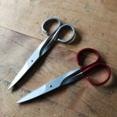 Pincushion – Turned Wood Twist Scissors – Medium