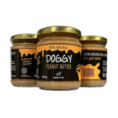Scottish Salmon Oil for Dogs Doggy Peanut Butter Treat Jar