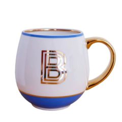 Long Open Double Star Necklace Bombay Duck Library Monogram Mug