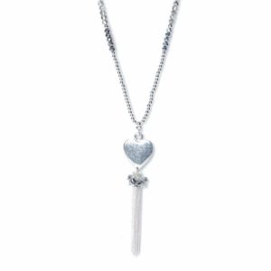 Colmers Hill Fashion heart tassle necklace. Unique Mothers Day Gifts at Love Our Shops UK shopping directory for independent shops online UK.