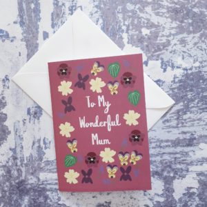 Daffodowndilly Mother's Day card. Mother's Day Cards online at independent shops UK Love Our Shops UK.