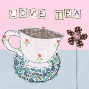 Poppy Treffry Love Tea Card. Mother's Day Cards online at independent shops UK Love Our Shops UK.