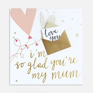 Seasons Green Caroline Gardner so glad you are my mum card with keep sake. Mother's Day Cards UK indie Edit. Independent online gift shop at Love Our Shops UK shopping directory.