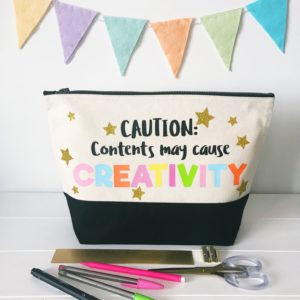 Creativity project bag perfect for embroidery kits