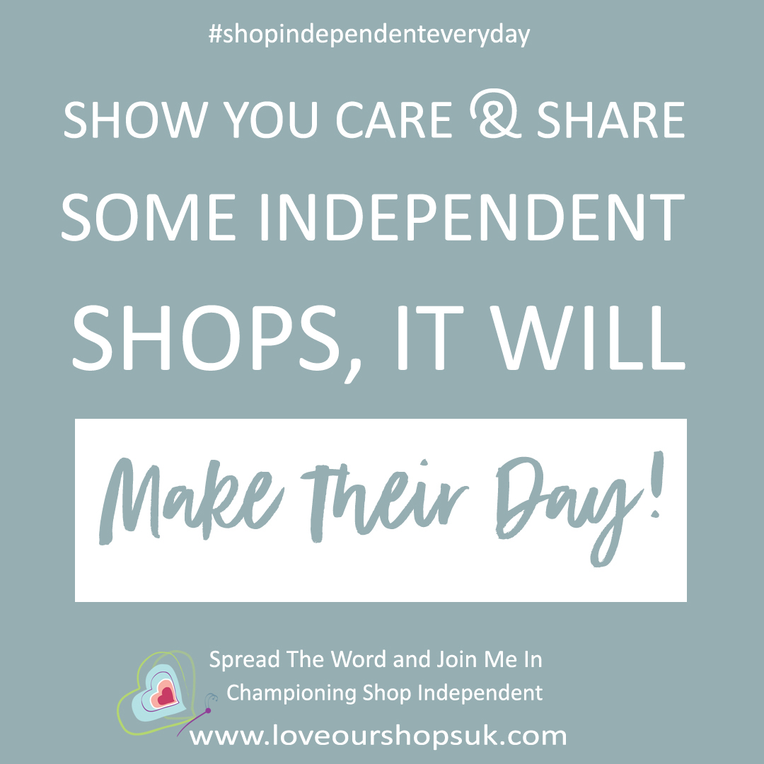 Shop Independent Every Day Share to show you care. Shop independent Every Day championing. Shopping directory Love Our Shops UK.