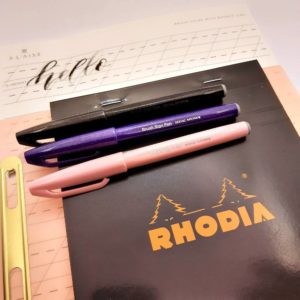 Pen Pusher Brush Lettering Practice Kit