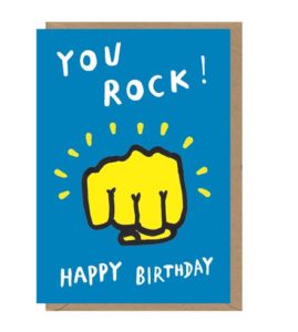 You Rock Birthday Card from Earlybird Designs. birthday cards online UK