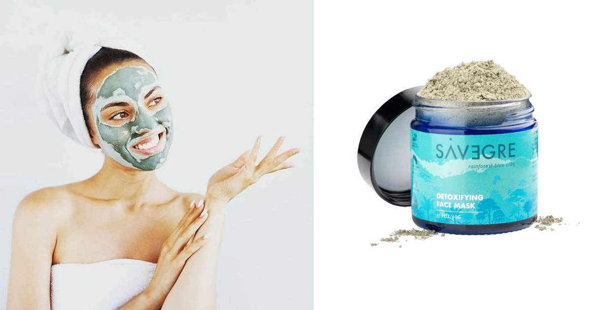 Savegre rainforest blue clay face mask