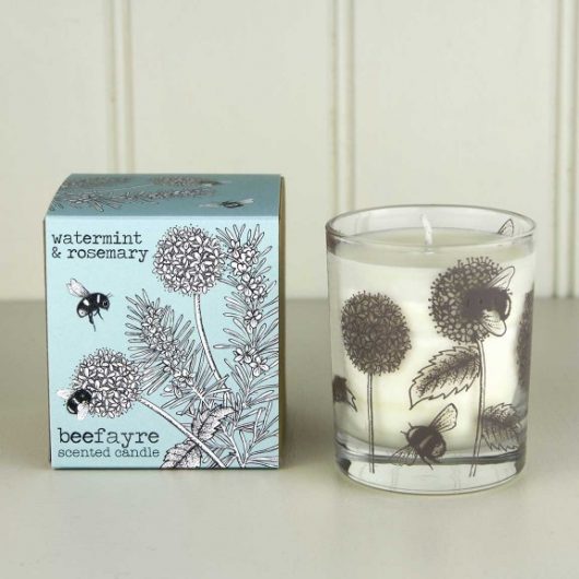 Vixendale Gifts beefayre candle mint and rosemary
