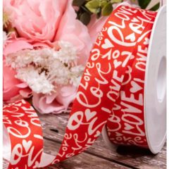 Personalised Printed Ribbon Valentines Ribbons