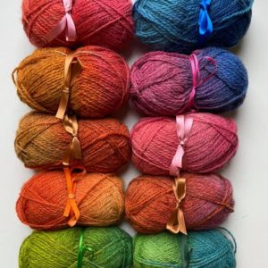 Isle of Auskerry hand dyed yarn selection (2)