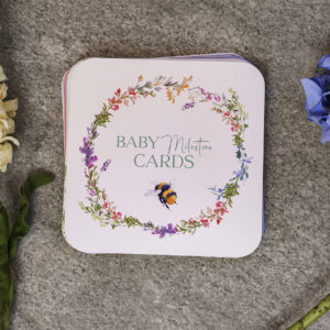 Designs by Fleur Baby Milestone Cards Bee Design
