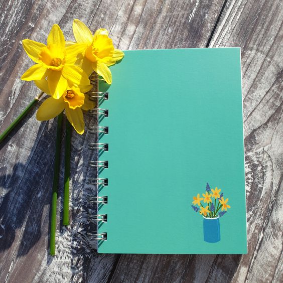 Daffodowndilly Spring Bouquet Notebook
