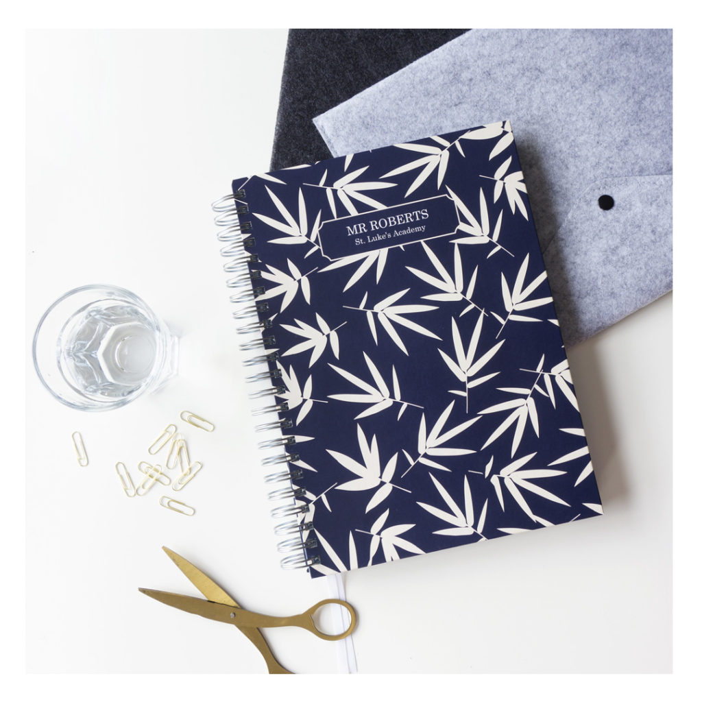 Unique Planners navy and white planner