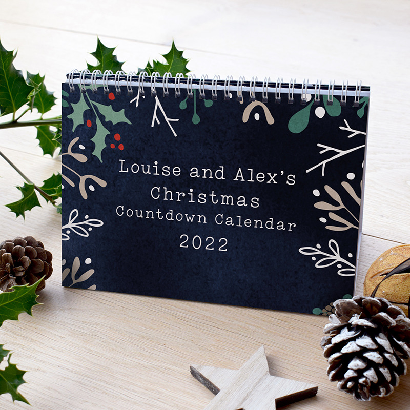 From You To Me Personalised Countdown to Christmas Advent Calendar