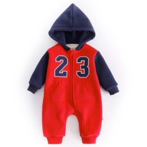 Zippy Up Sale Red hooded all in one