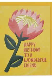 Belle Modelle Raspberry Blossom Birthday Cards - Friends
