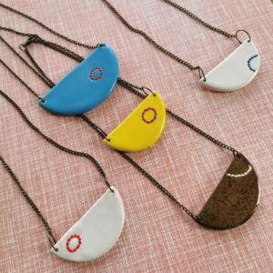 Beyond Measure Stitched Ceramic Necklace