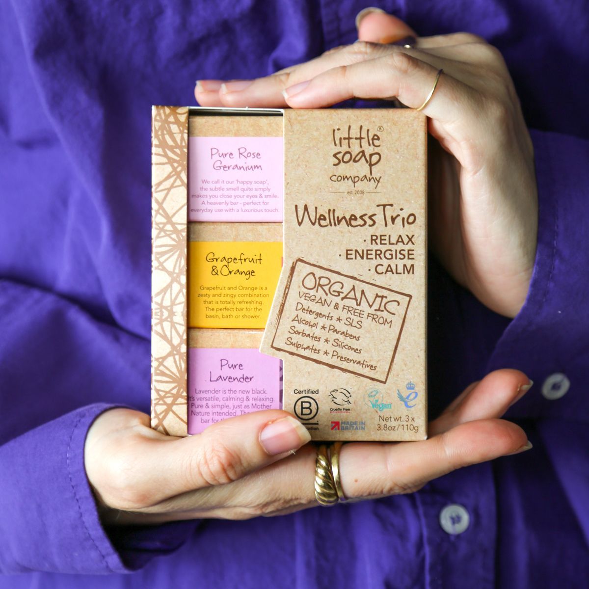 Little Soap Company: Organic Wellness Trio Gift Pack